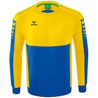 Erima Six Wings Sweatshirt new royal/gelb 140