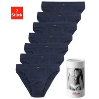 S.Oliver Wochenration in einer Dose Slip blau S 7er