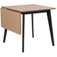 Actona Roxby Esstisch Ausziehbar Rubberwood/Holzwerkstoff/80/120x80 cm