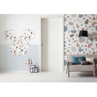 KOMAR Wandtattoo Mickey Head Terrazzo Bambino - Größe 125