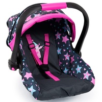 Bayer Design Autositz mit Dach Sterne blau/pink 67906AA