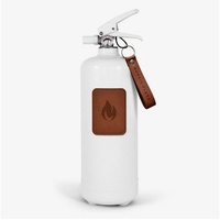 Nordic Flame Feuerlöscher 2 kg - Dunkelbraunes Leder