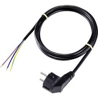 Sygonix SY-5043478 Strom Anschlusskabel Schwarz 2.00 m