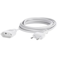 Sygonix SY-5042680 Strom Verlängerungskabel Weiß 5.00 m H03VVH2-F 2X