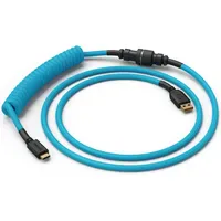 Glorious PC Gaming Race Coiled Cable - Electric Blue