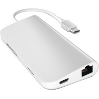 Satechi USB-C Hub Multi-Port Adapter 4K Silber