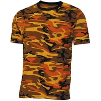 Max Fuchs MFH US Streetstyle T-Shirt - Orange Camo