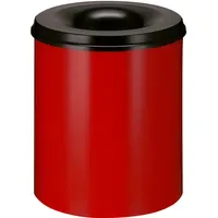 V-Part Papierkorb 80 l Rot-Schwarz