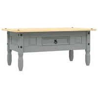 VidaXL Couchtisch Mexiko-Stil Kiefernholz Grau 100x55x44 cm