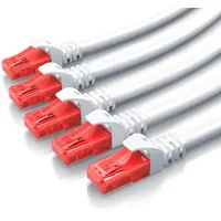 CSL 5x Cat 6 Gigabit Ethernet LAN Kabel mehrfach