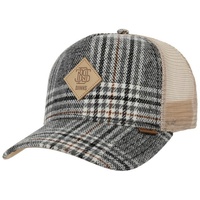 Djinn's Djinns Trucker Cap HFT Check Tweed Camel Mehrfarbig