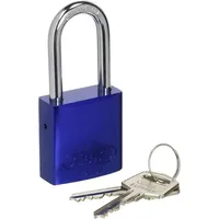 ABUS Zylindervorhangschloss Titalium 72, TITALIUM-Spezialaluminium Variante: blau
