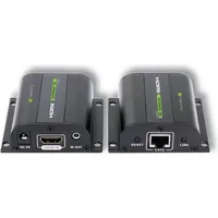 TECHLY HDMI Extender mit IR, 60m Schwarz