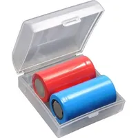 EFEST Plastikbox für 2x 18350 transparent
