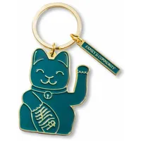 Donkey products Donkey Maneki Neko Keyring - Green 8,5