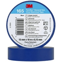 3M Deutschland PVC Elektro-Isolierband Temflex165 blau15X10