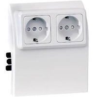 EMZ 75582 Elektro-Sockelleistensystem Steckdosencontainer Weiß 1 St.