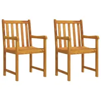 VidaXL Gartenstuhl 59,5 x 98,8 x 22,6 cm braun