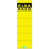 Elba Rado Ordnerrücken-Etiketten selbstklebend 190x59mm, gelb,