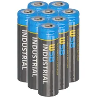 WSB 8x WSB Industrial IFR 14500 AA Solar Akku