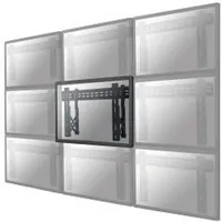 NeoMounts LED-VW1000BLACK (Wand, 75", 50 kg), TV Wandhalterung, Schwarz