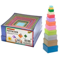 Folia Geschenkboxen 3109 Mehrfarbig 12 Stück