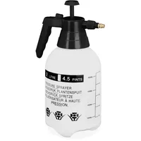 Relaxdays Drucksprüher 2 Liter, einstellbare Messingdüse, Wasser & Unkrautvernichter,
