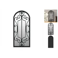 VidaXL Spiegel Schwarz 100x45 cm Eisen für den Innenbereich