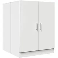 VidaXL Waschmaschinenschrank 71 x 71,5 x 91,5 cm Weiß