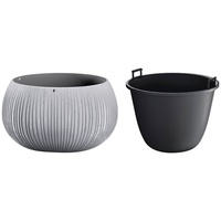 Prosperplast Beton Bowl Ø 37 x 21,8 cm grau