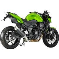 Shark exhaust DSX-5 Aluminium eloxiert/Endkappe Edelstahl poliert schwarz schwarz