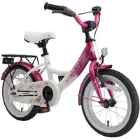 Bikestar Classic 14" pink/weiß Rücktrittbremse