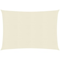 VidaXL Sonnensegel 160 g/m2 Creme 3x4 m HDPE