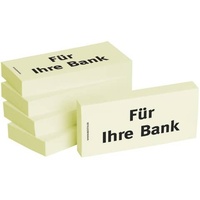 Bizstix Haftnotizen "Für Ihre Bank"