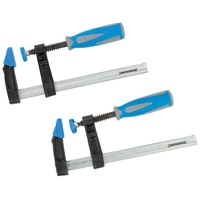 Silverline 590588 Schraubzwingen, 2-tlg. Satz 150 x 50 mm