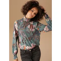Aniston CASUAL Schlupfbluse mit großflächigem Blütendruck - jedes Teil