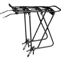 FOX PARTS Unisex – Erwachsene Gepäckträger, schwarz, 26/28 Zoll