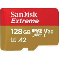 SanDisk Extreme microSDXC UHS-I U3 A2 V30 + SD-Adapter