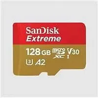 SanDisk Extreme microSDXC UHS-I U3 A2 V30 + SD-Adapter