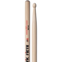 VIC FIRTH Classic Metal American Hickory Wood Tip Drumstick