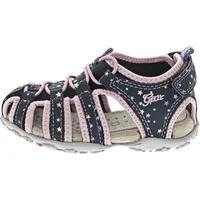 GEOX Mädchen Jr Roxanne Sandalen, Navy Pink, 33 EU