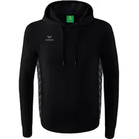 Erima Essential Team Kapuzensweat, schwarz, XL