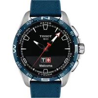 TISSOT T-Touch Connect Solar 47,5 mm Textilarmband Blau T121.420.47.051.06