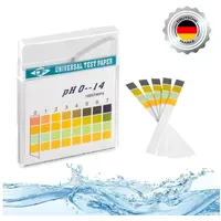 ECENCE pH Wert Teststreifen 100 Stück Ph 0-14 Trinkwasser