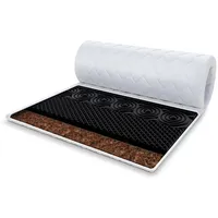 Fdm Topper 100x200 cm Matratzenauflage mit HR-Schaum Kokos 6