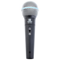 Pronomic DM-58-B Vocal Mikrofon mit Schalter (Für Sprache, Gesang