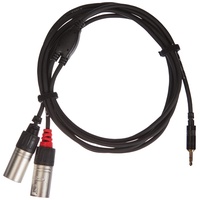 Cordial CFY 1.5 WMM-LONG Y-Adapterkabel XLR male 1,5 m