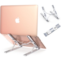 Babacom Laptop Ständer, Belüfteter Faltbarer Aluminium Notebook Ständer für