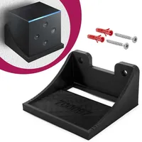 Mobilefox Wand Halterung Schwarz passend für Amazon Fire TV
