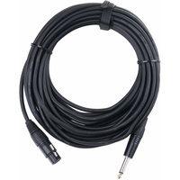 Pronomic XFJ-10 Mikrofonkabel, XLR/Klinke 10 m schwarz